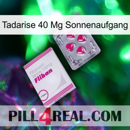 Tadarise 40 Mg Sunrise 32